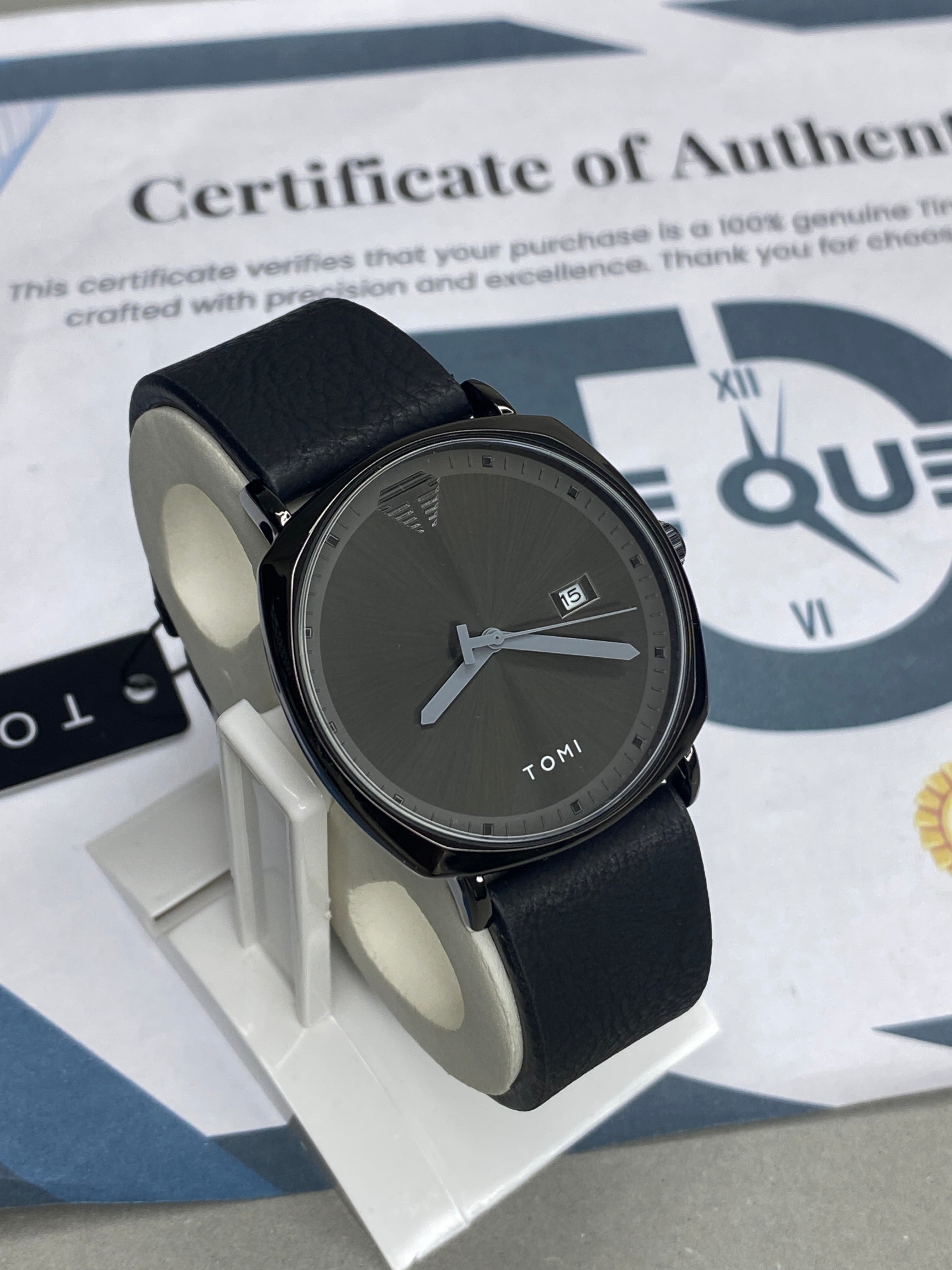 Tomi T-044 Luxury Date Watch With Premium Straps