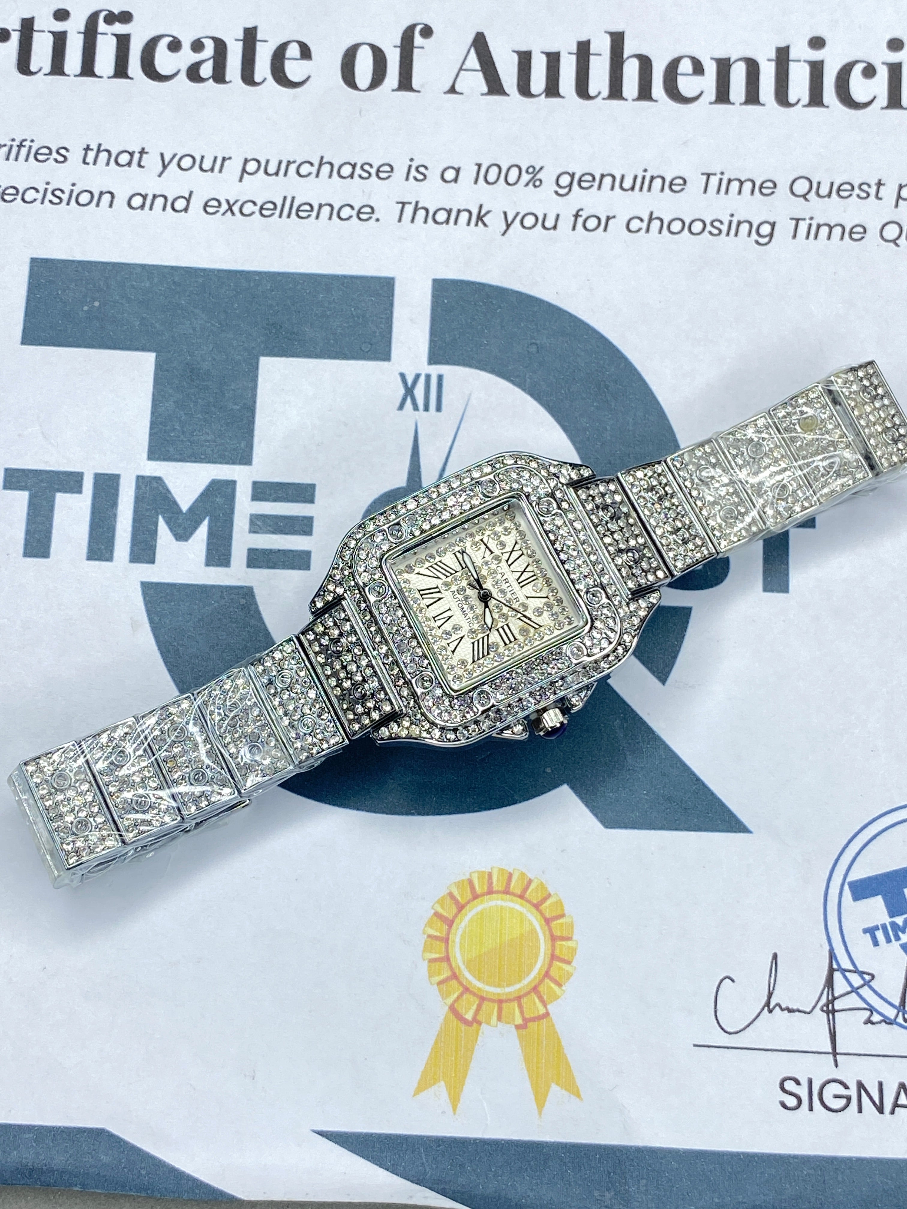 Luxury Cartier - Ladies Watch With Butterfly Master Lock