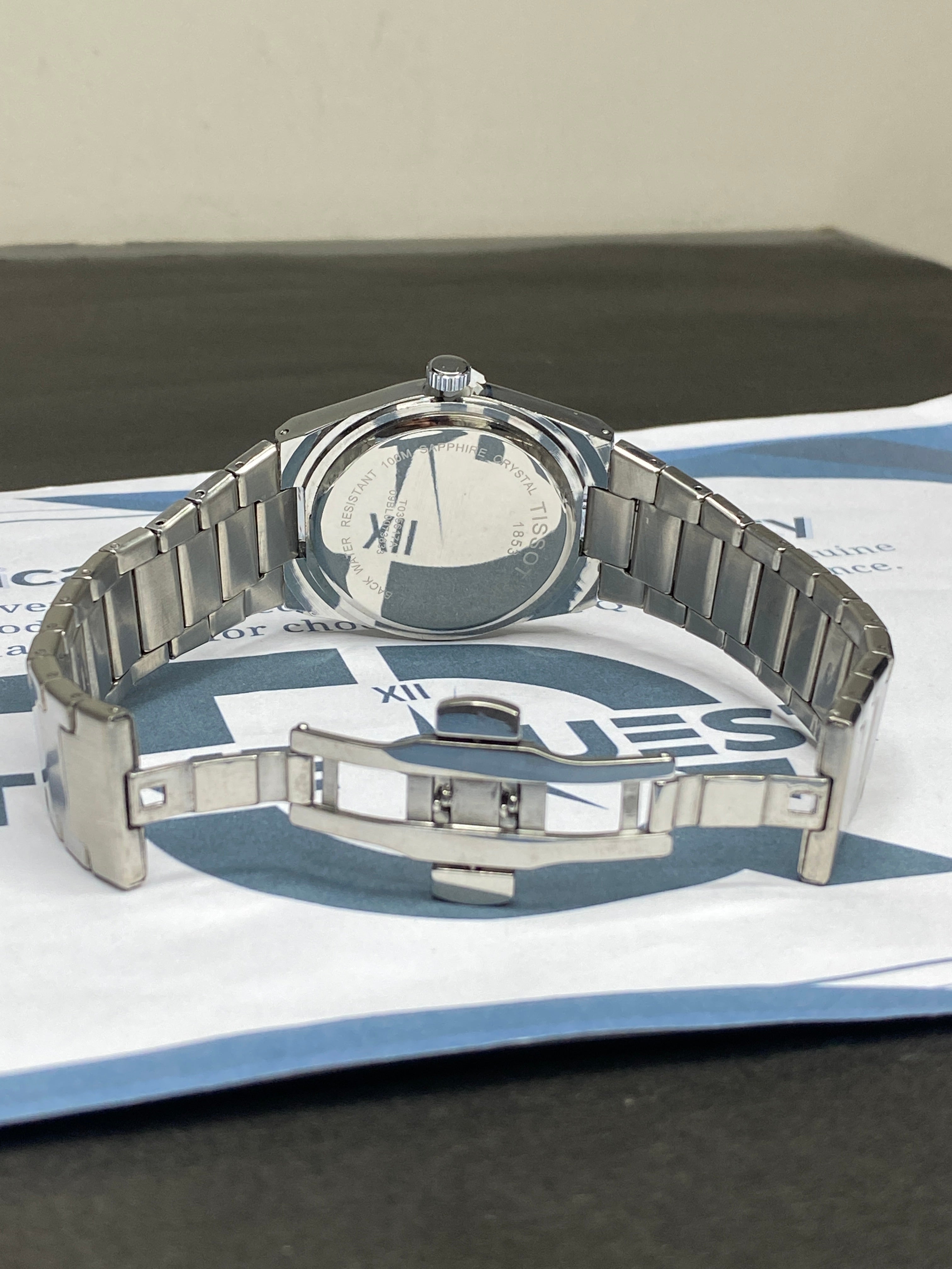 TIS-1853 PRX Swiss Made Date Display Watch with Stainless Steel Strap