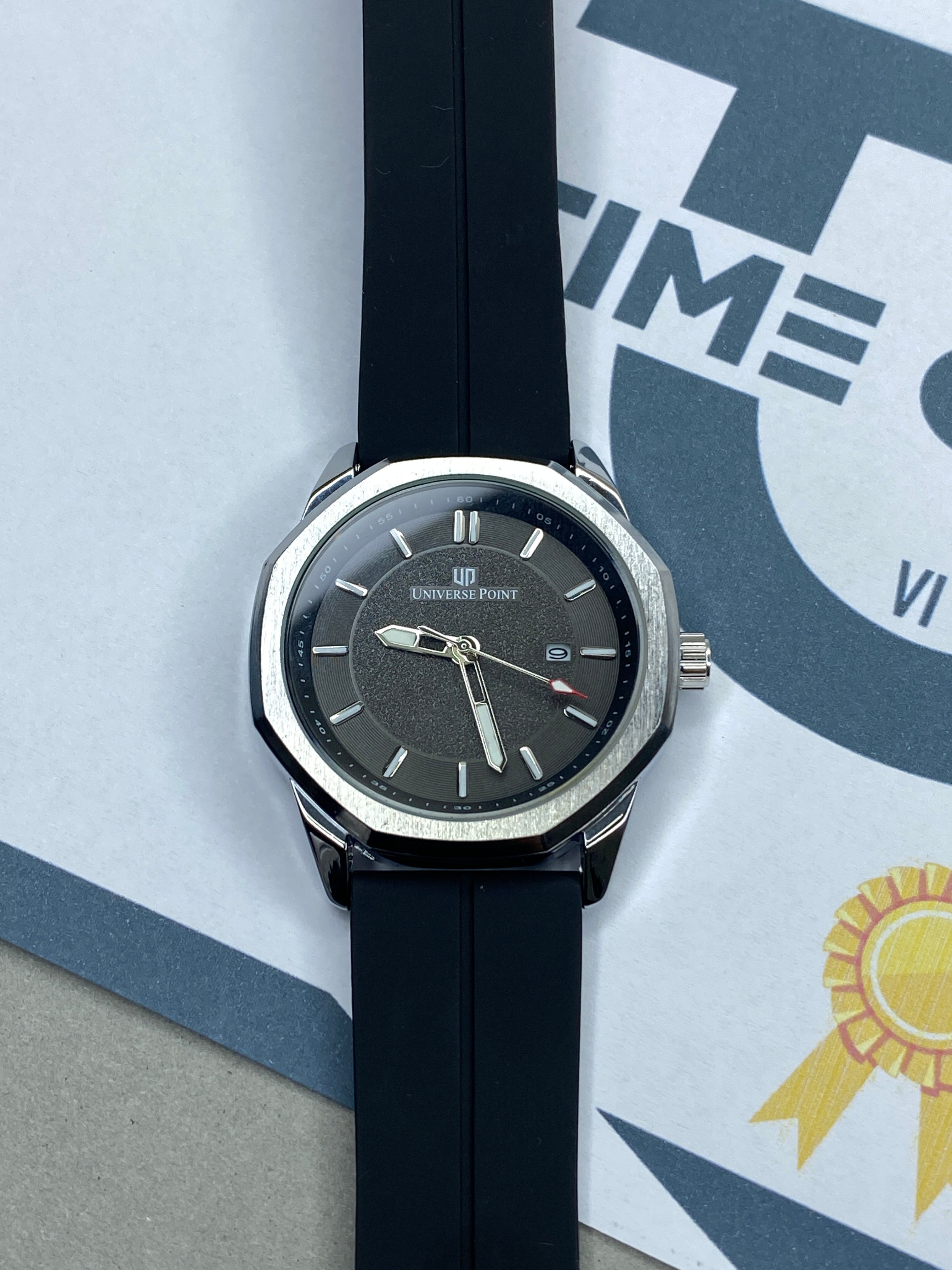Universe Point Silicone Rubber Strap With Magnetic Master Lock