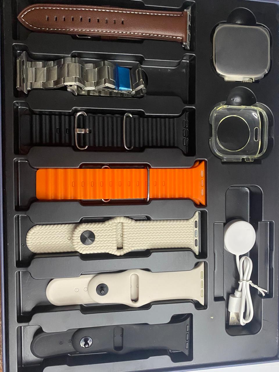 ⌚ Premium Smartwatch 7+1 Strap Luxury Combo