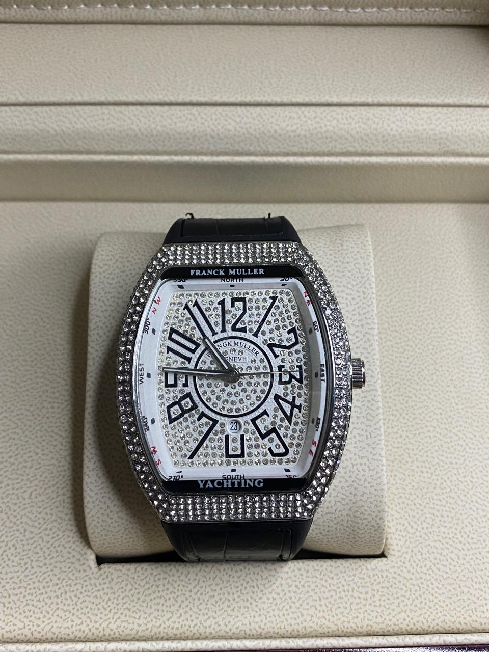 Frank Muller In Leather Strap