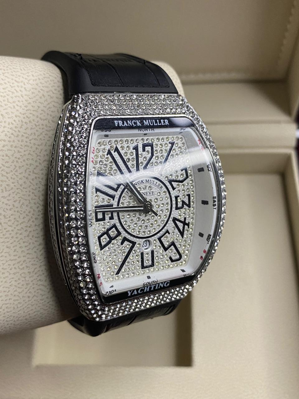 Frank Muller In Leather Strap