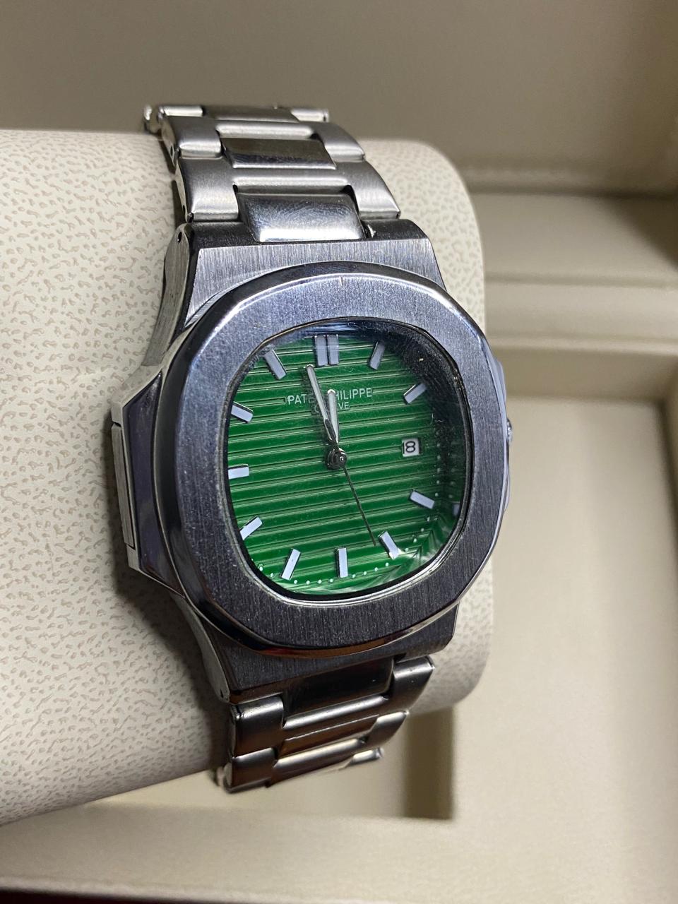 Patek Philippe Nautilus Green Dial Stainless Steel