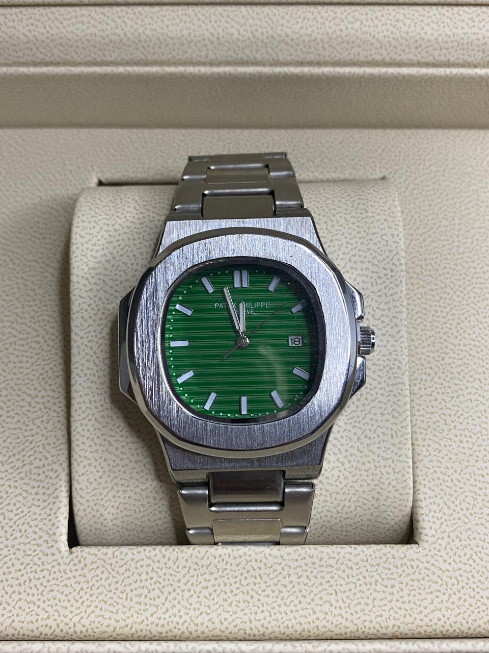 Patek Philippe Nautilus Green Dial Stainless Steel