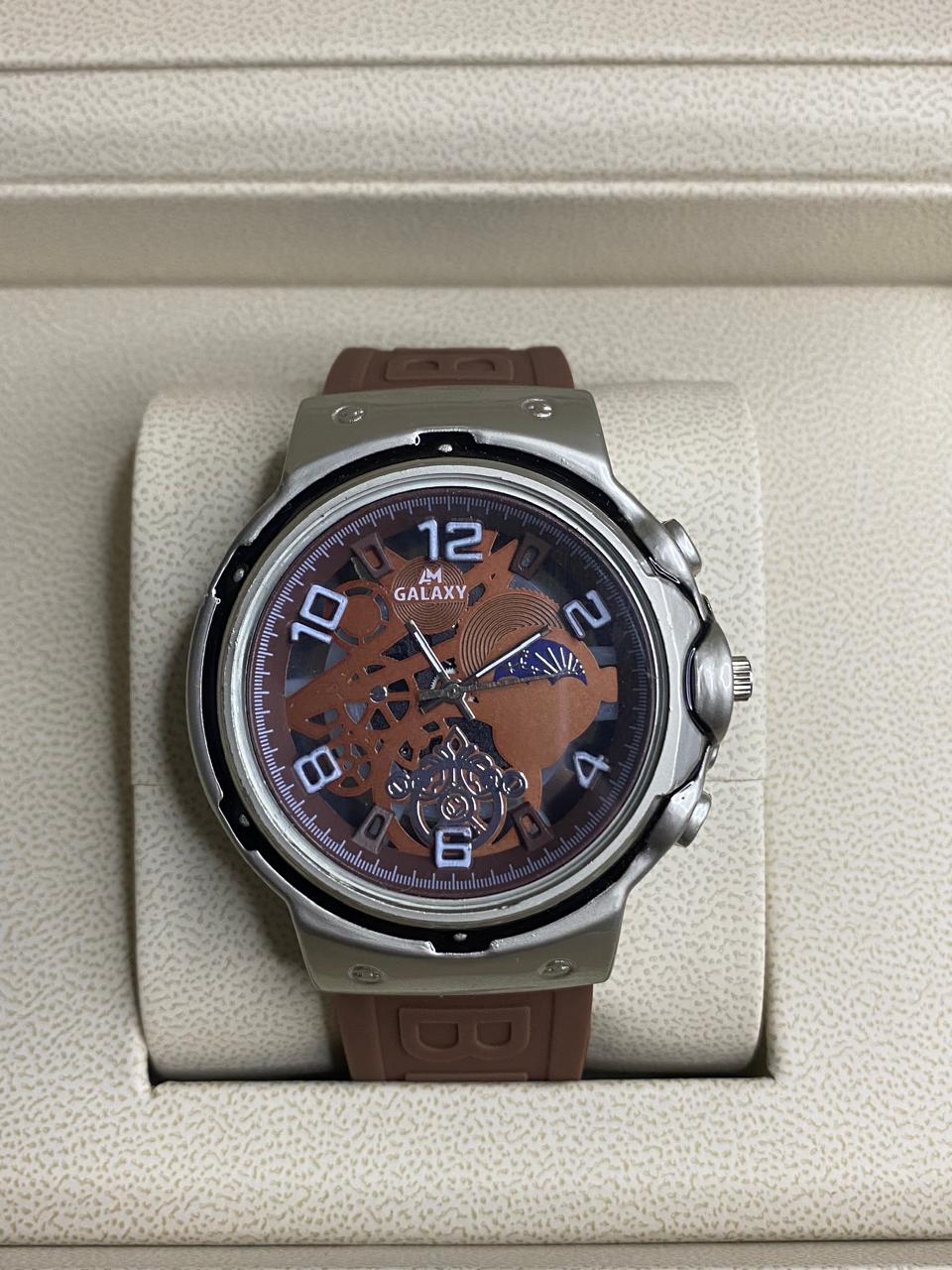 Luxury Sports Watch in leather Band